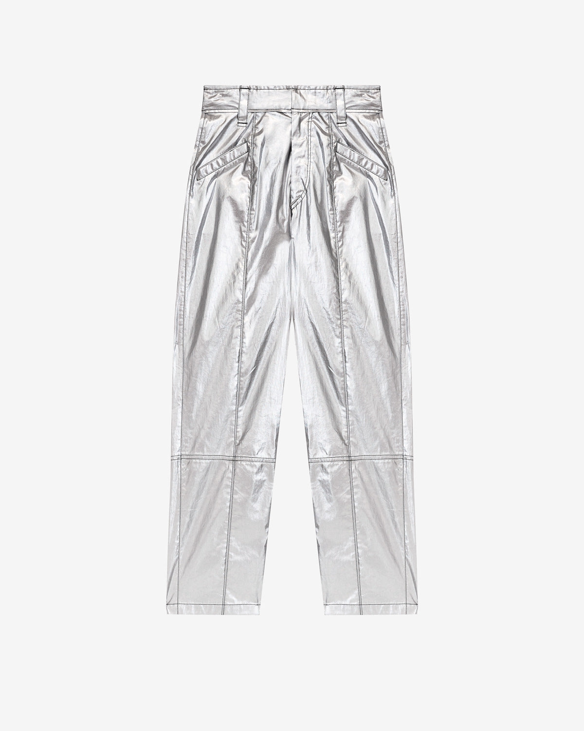 Aude pants Woman Silver 1