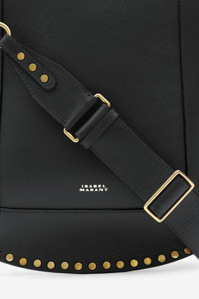 Leather hobo bag oskan - 黒 - Woman - 8