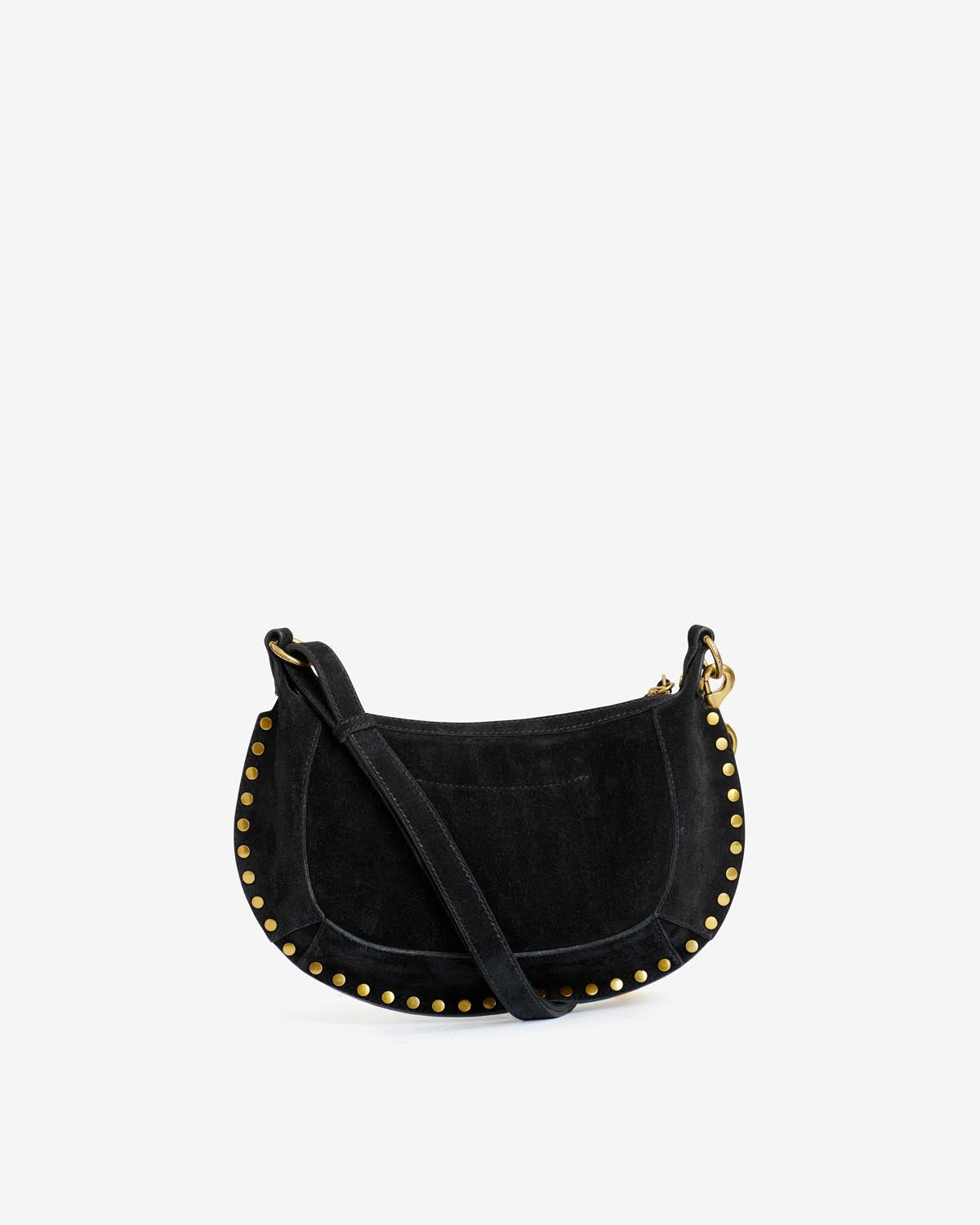 Oskan moon leather shoulder bag - Black - Woman - 2