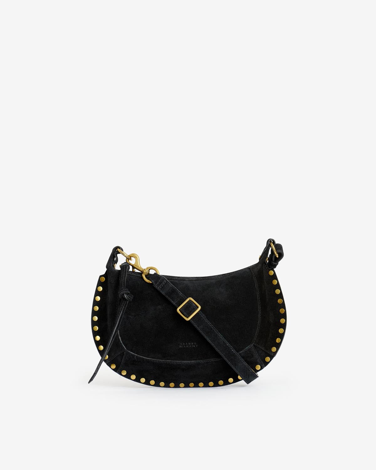 Oskan moon leather shoulder bag - Black - Woman - 1