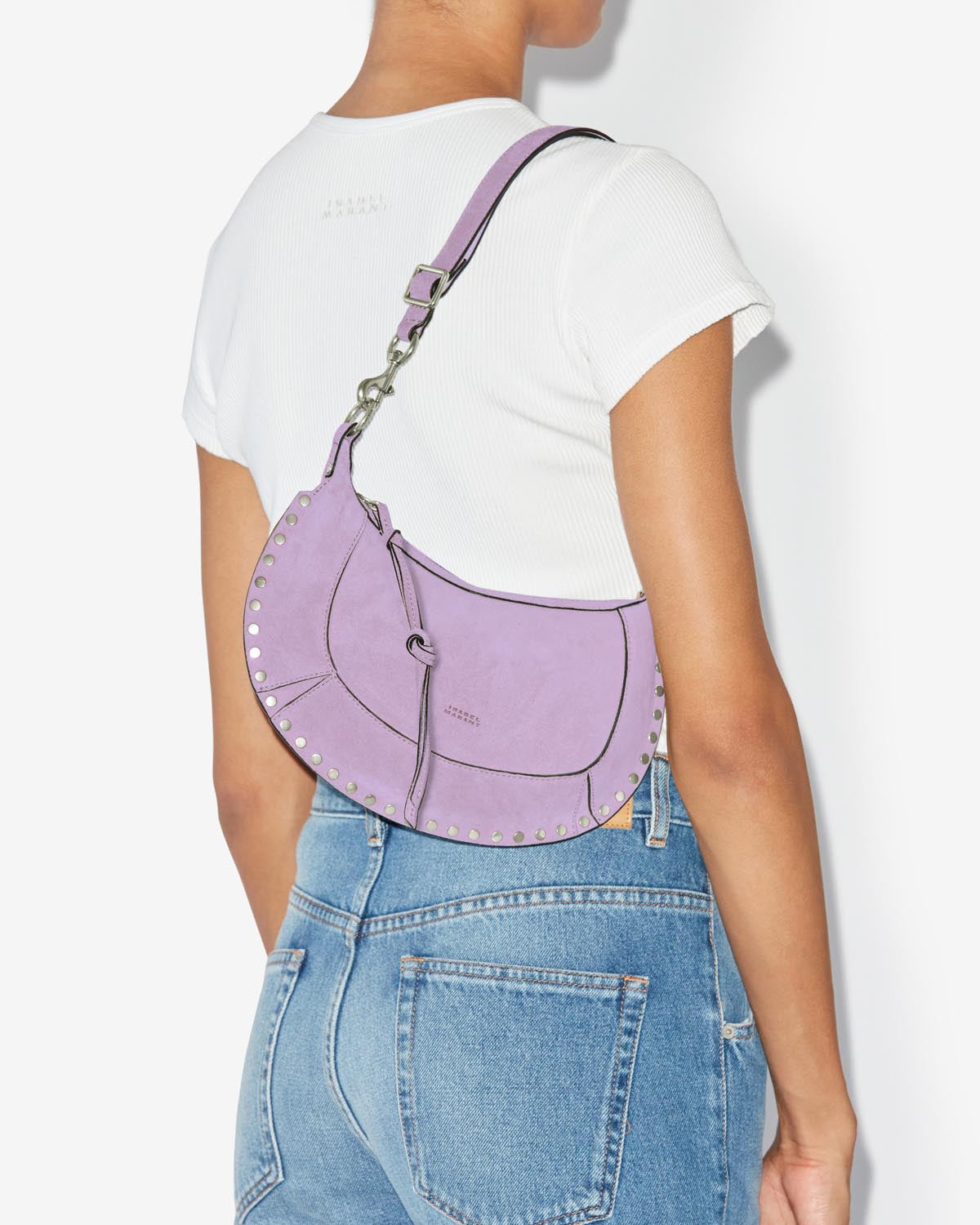 Oskan moon bag Woman Lilac 4