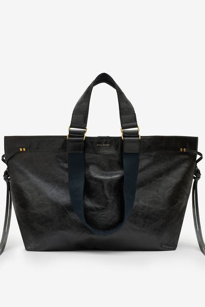 Sac cabas grand modèle en cuir souple wardy - Noir - Woman - 2