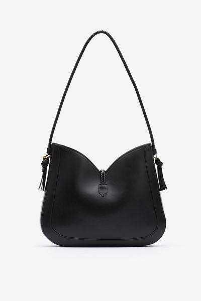 Vigo hobo レザー ショルダーバッグ - 黒 - Woman - 5