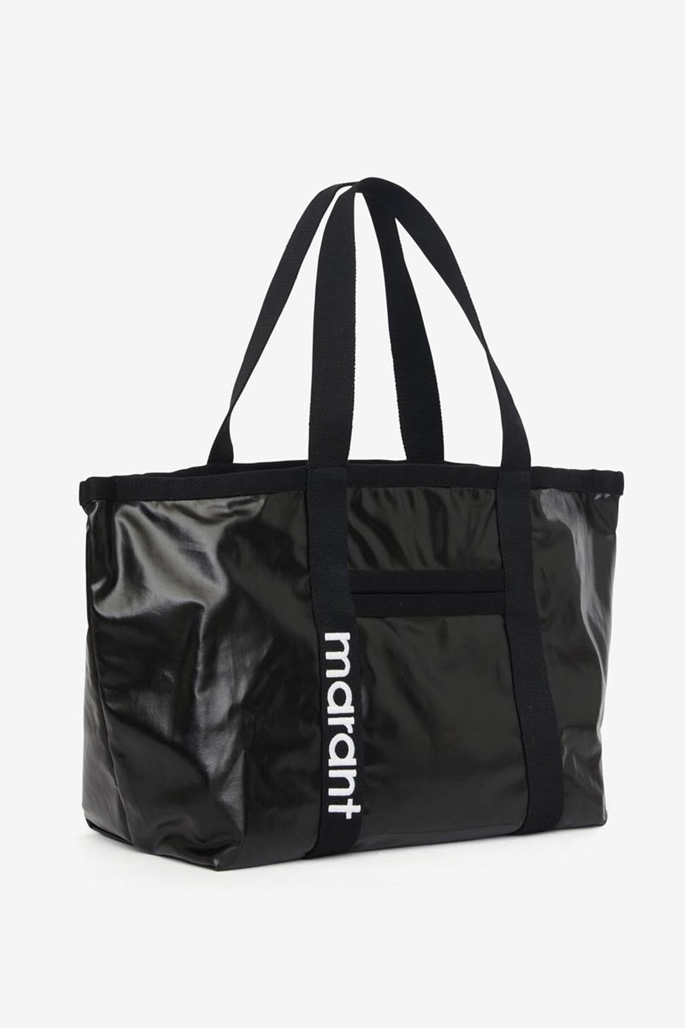 Darwen shoulder tote bag in coated cotton - Black - Woman - 3