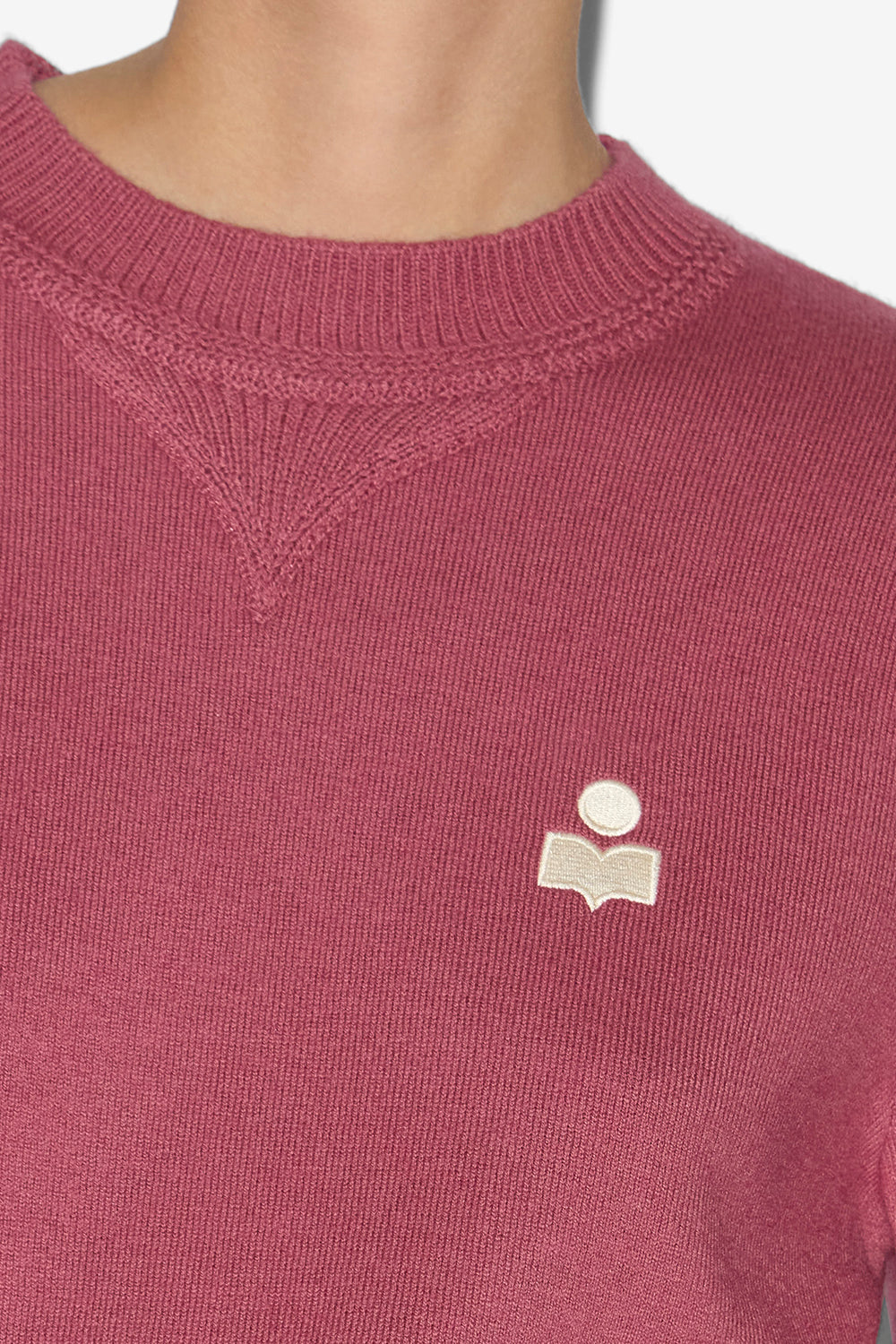 Maglione kelaya in maglia mista e pregiata - Antique pink - Woman - 3
