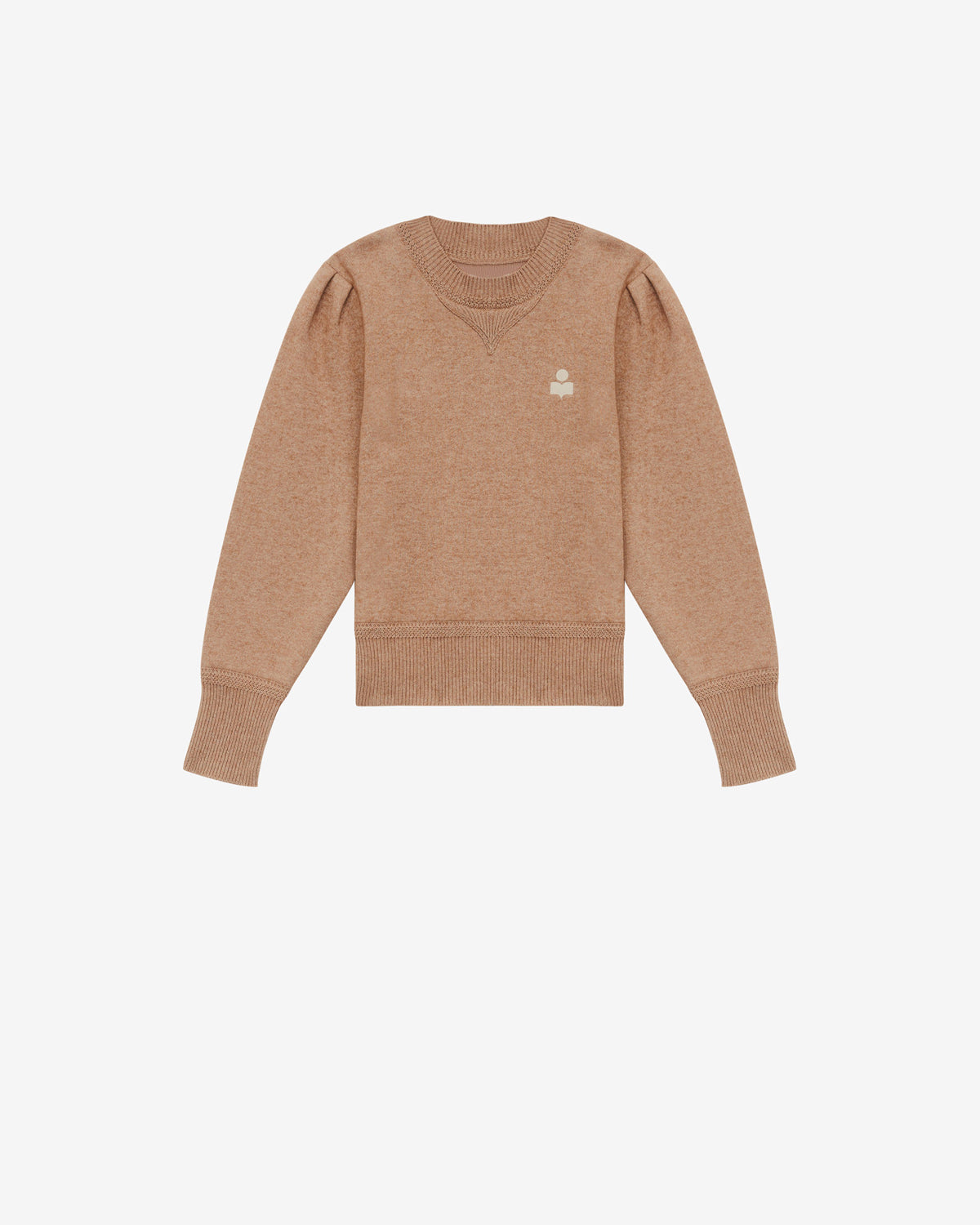 Maglione kelaya in maglia mista e pregiata - Camel - Woman - 5