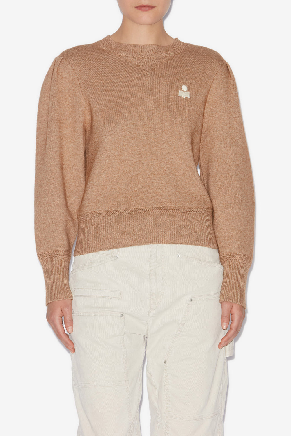 Pullover kelaya aus feinem mischgewebe - Camel - Woman - 4