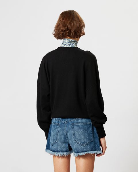 Marisans sweater Woman Black-blue 3