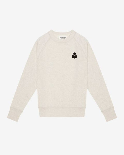 Sweatshirt milla aus baumwolle mit logo - Naturfarben - Woman - 10