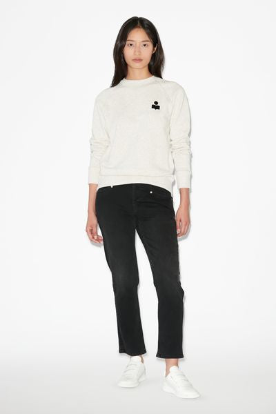 Milla cotton logo sweatshirt - Crudo - Woman - 4