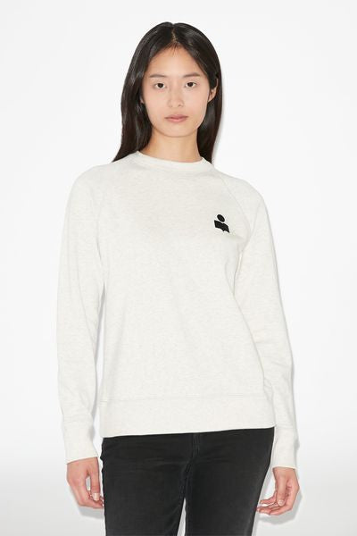 Milla cotton logo sweatshirt - Crudo - Woman - 8