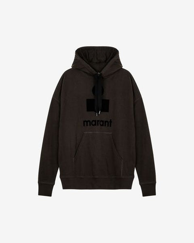 Miley logo hoodie sweatshirt - ウォッシュドブラック - Man - 9
