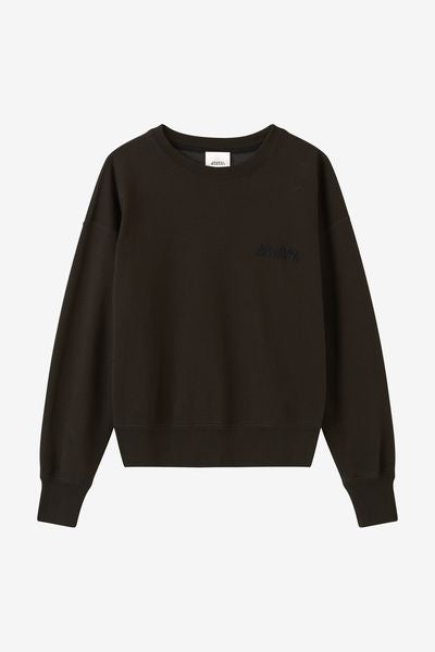 Sweatshirt shad mit logo - Schwarz gewaschen - Woman - 2