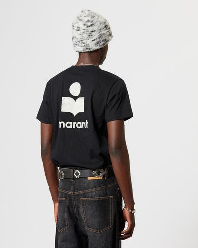 Zafferh t-shirt in cotone - Black and ecru - Man - 4
