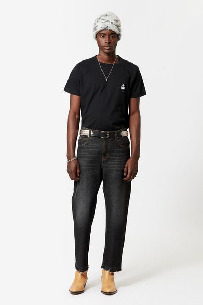 T-shirt zafferh - Noir et écru - Man - 2