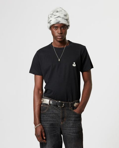 Zafferh t-shirt in cotone - Black and ecru - Man - 3