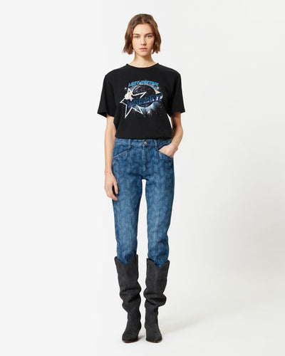 Enna t-shirt - Negro - Woman - 1