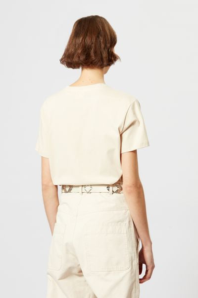 Aby ロゴ入り コットン製 tシャツ - ベージュ - Woman - 10