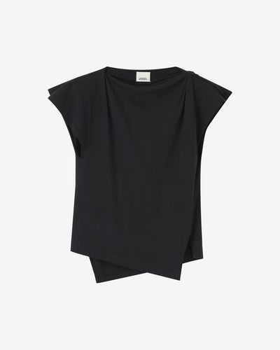 Sebani アシンメトリー 半袖tシャツ - 黒 - Woman - 9