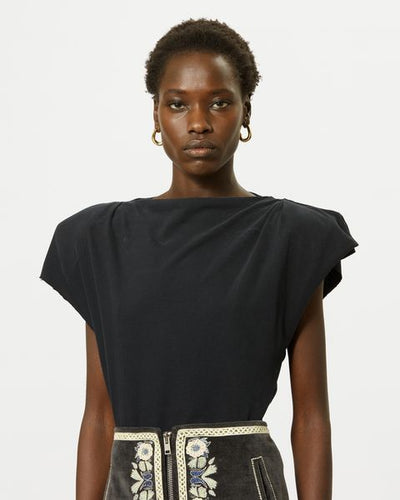 Sebani アシンメトリー 半袖tシャツ - 黒 - Woman - 3