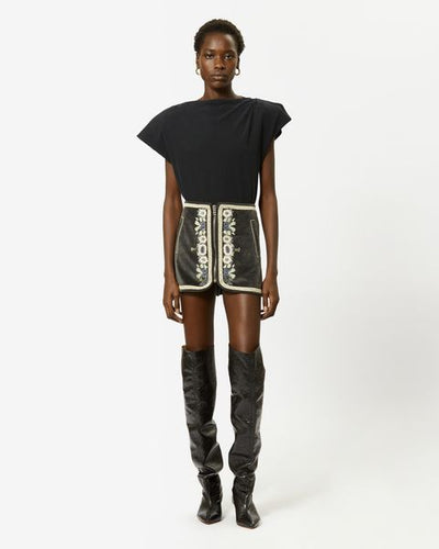 Sebani アシンメトリー 半袖tシャツ - 黒 - Woman - 1