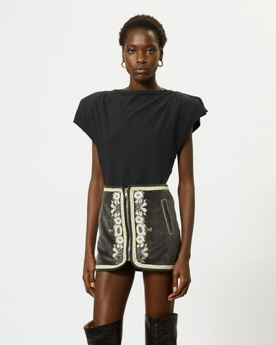 Sebani アシンメトリー 半袖tシャツ - 黒 - Woman - 5