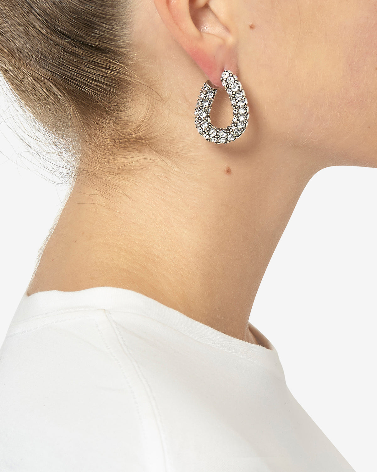 Funky ring earrings - Silver - Woman - 2