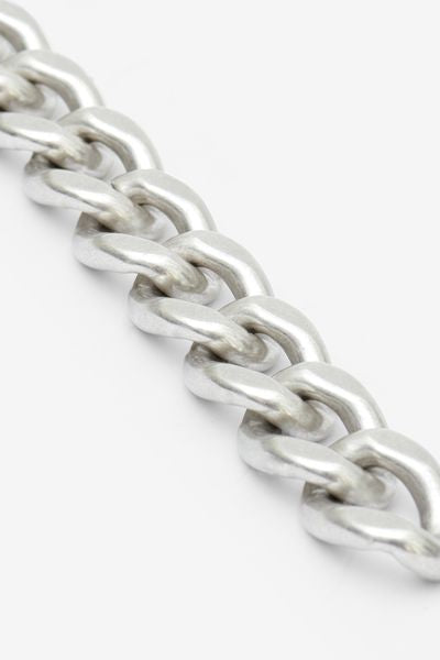 Oversized-kettenarmband links - Silber - Woman - 3