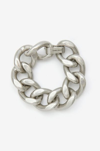 Oversized-kettenarmband links - Silber - Woman - 1