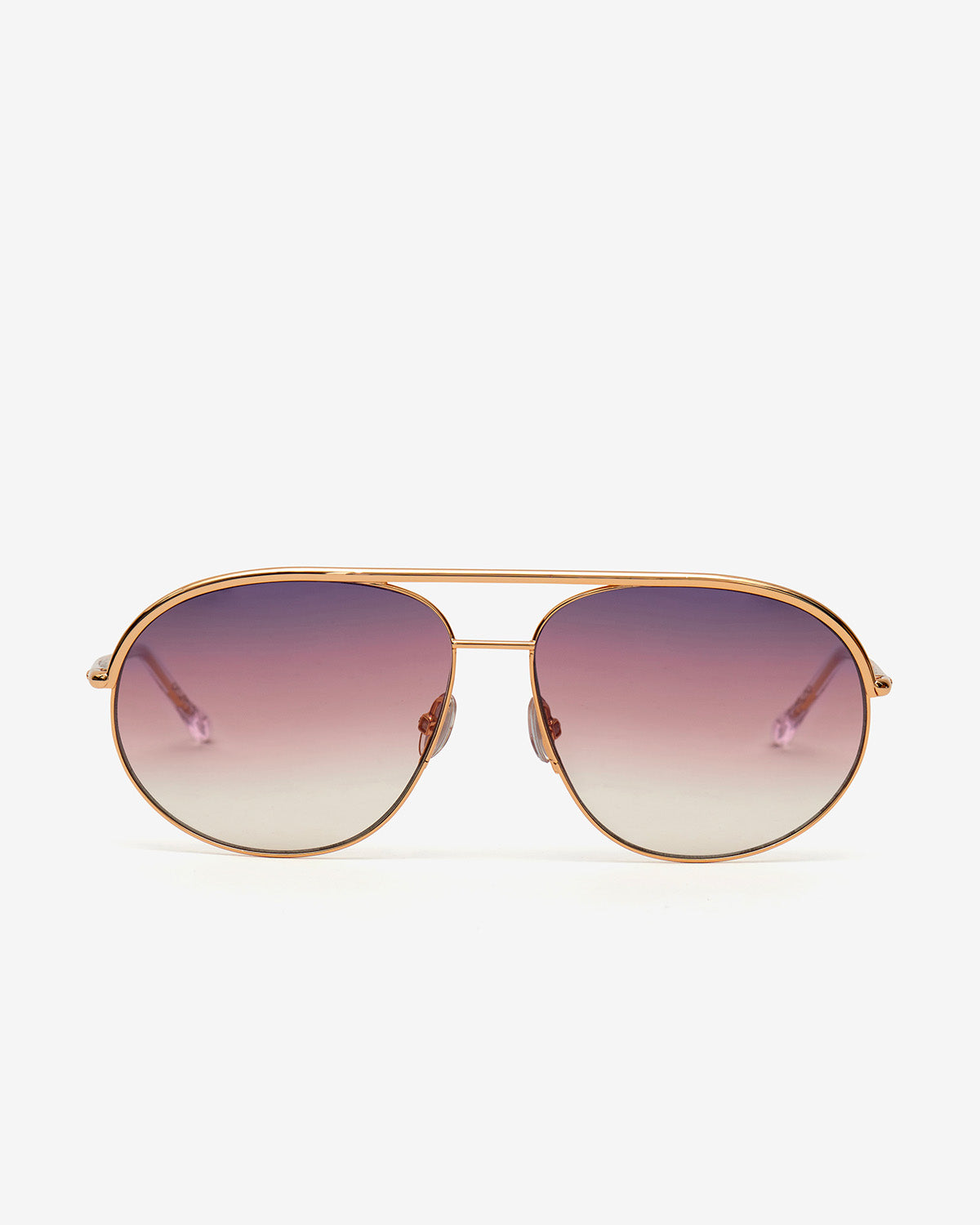 Occhiali da sole aviator tymo - Pink gold-gray pk be s - Woman - 2