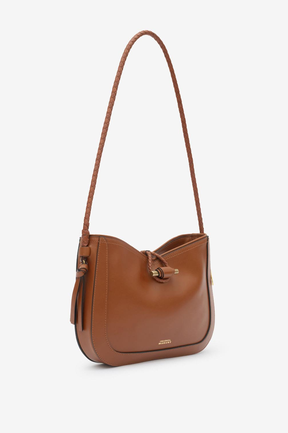 Vigo borsauette borsa a spalla in pelle - Cognac - Woman - 5