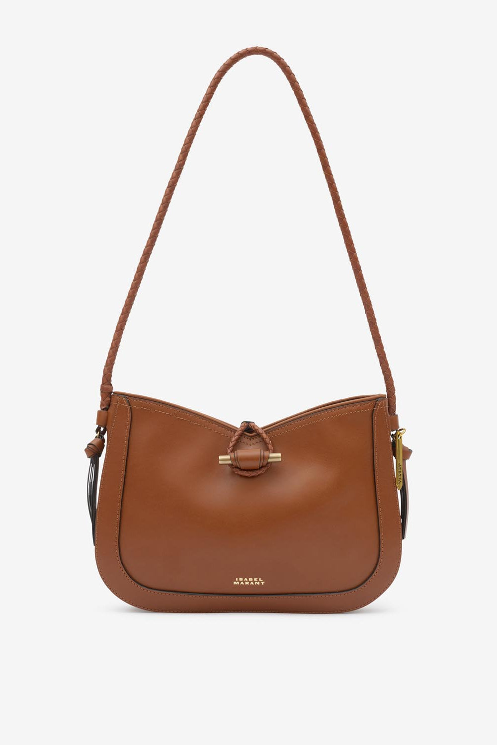 Vigo borsauette borsa a spalla in pelle - Cognac - Woman - 1