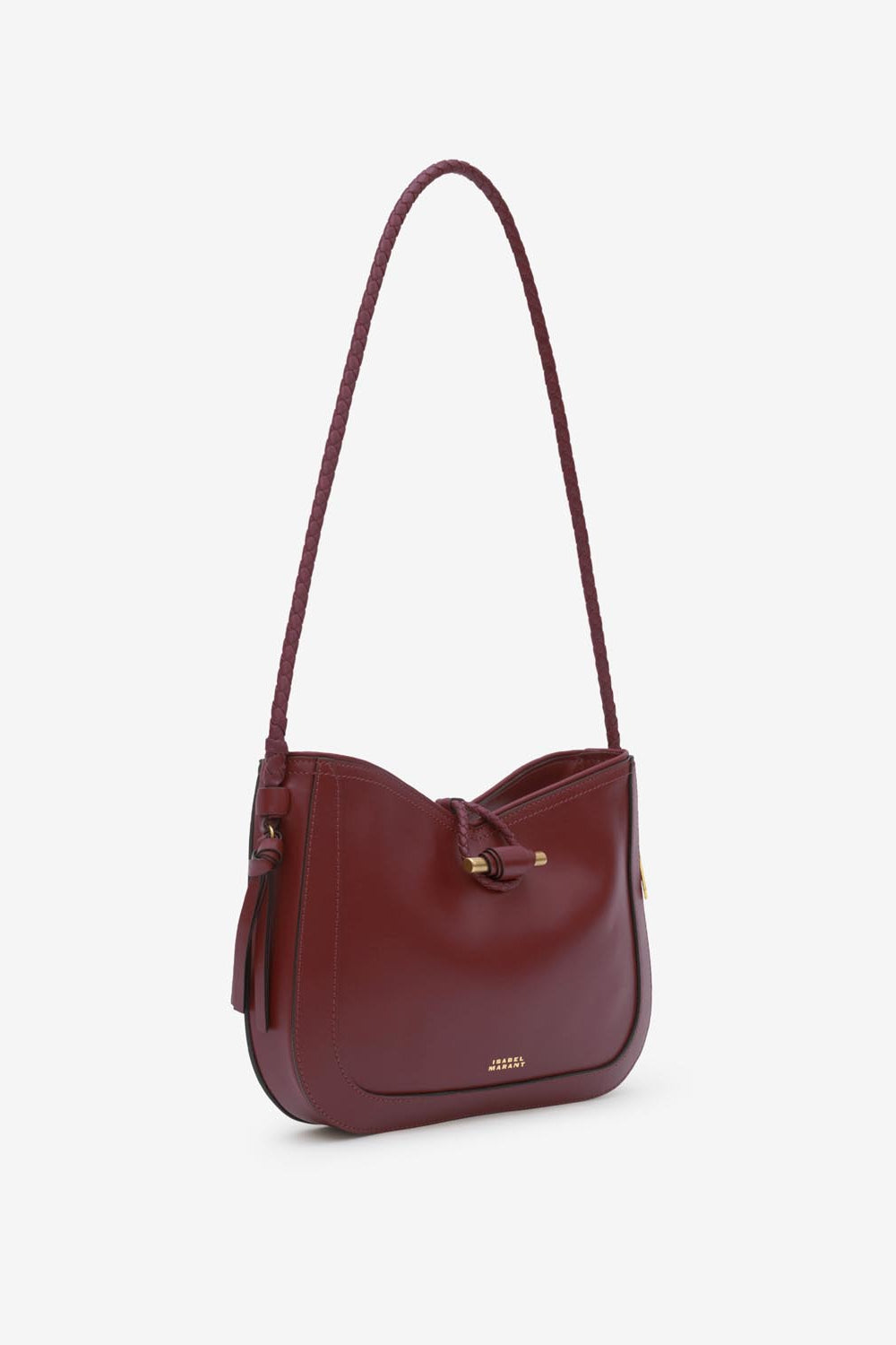 Vigo borsa a spalla in pelle - Bordeaux - Woman - 5