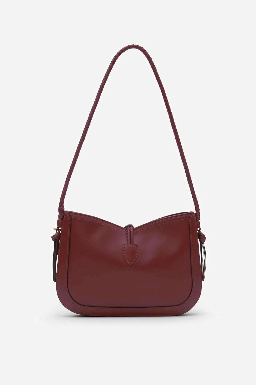 Vigo borsa a spalla in pelle - Bordeaux - Woman - 3