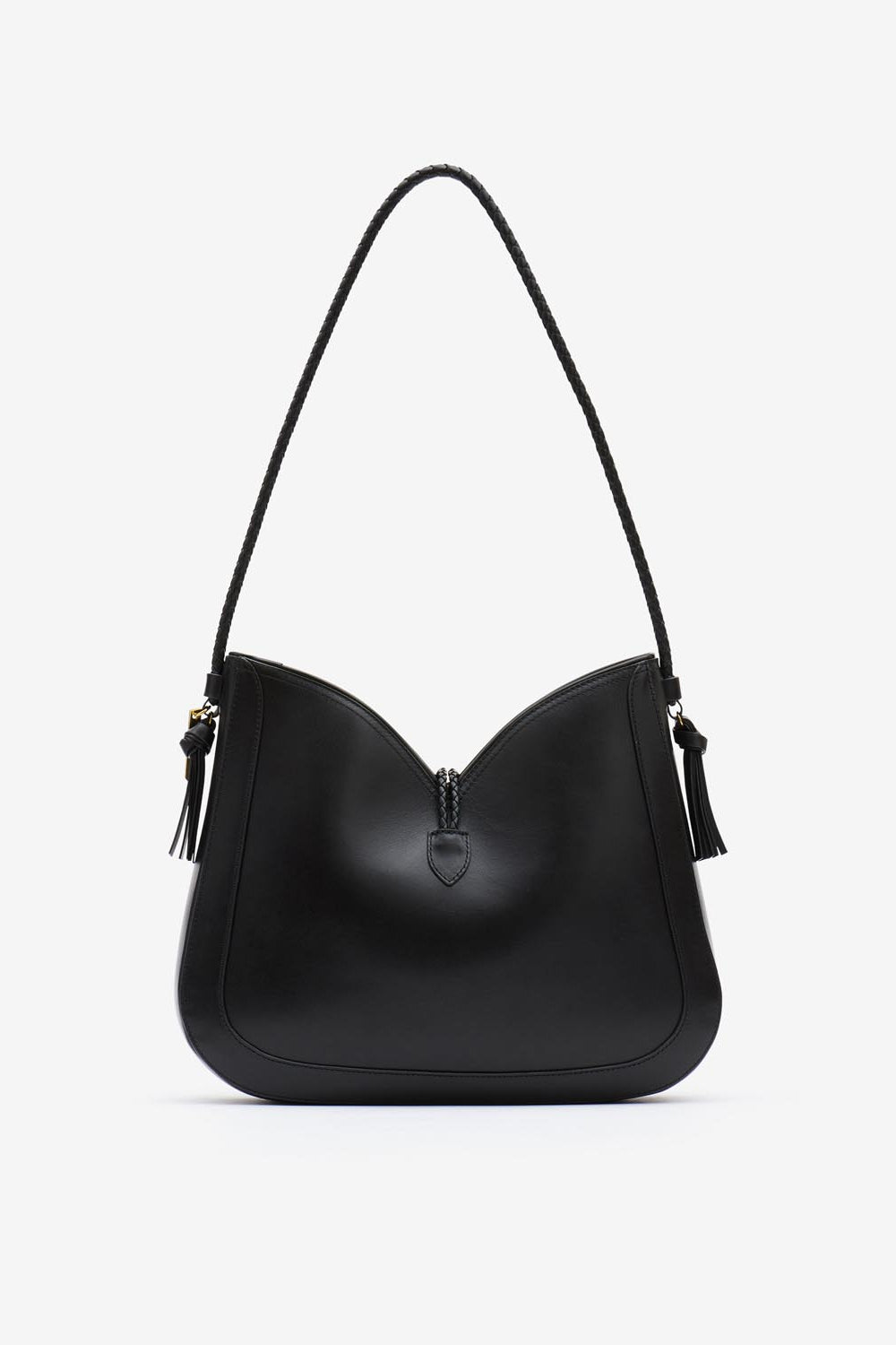 Vigo hobo レザー ショルダーバッグ - 黒 - Woman - 6