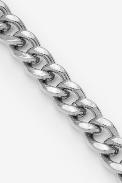 Oversized-kettenhalsreif links - Silber - Woman - 3