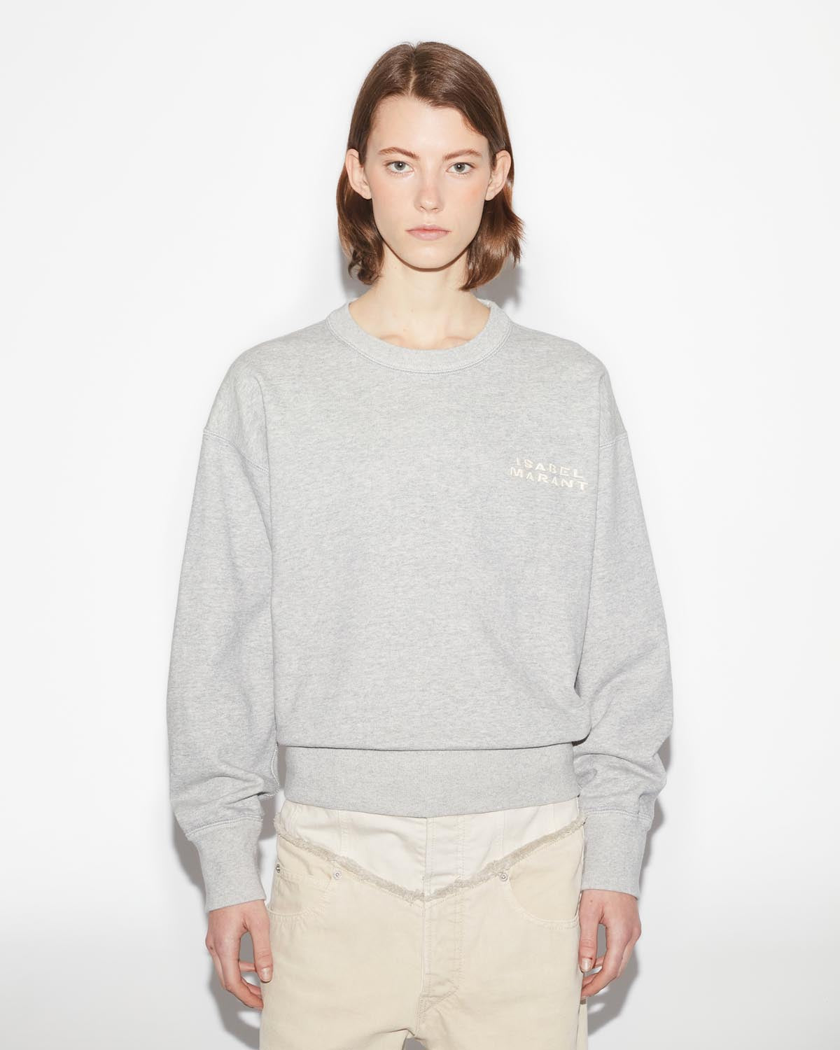 Shad Sweatshirt Woman gray ISABEL MARANT Official online store