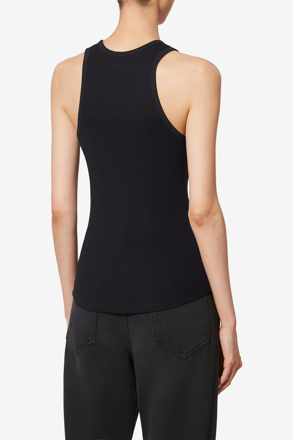 Thea cotton t-shirt - Black - Woman - 5