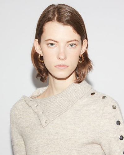 Links 후프 이어링 - 골든 - Woman - 6