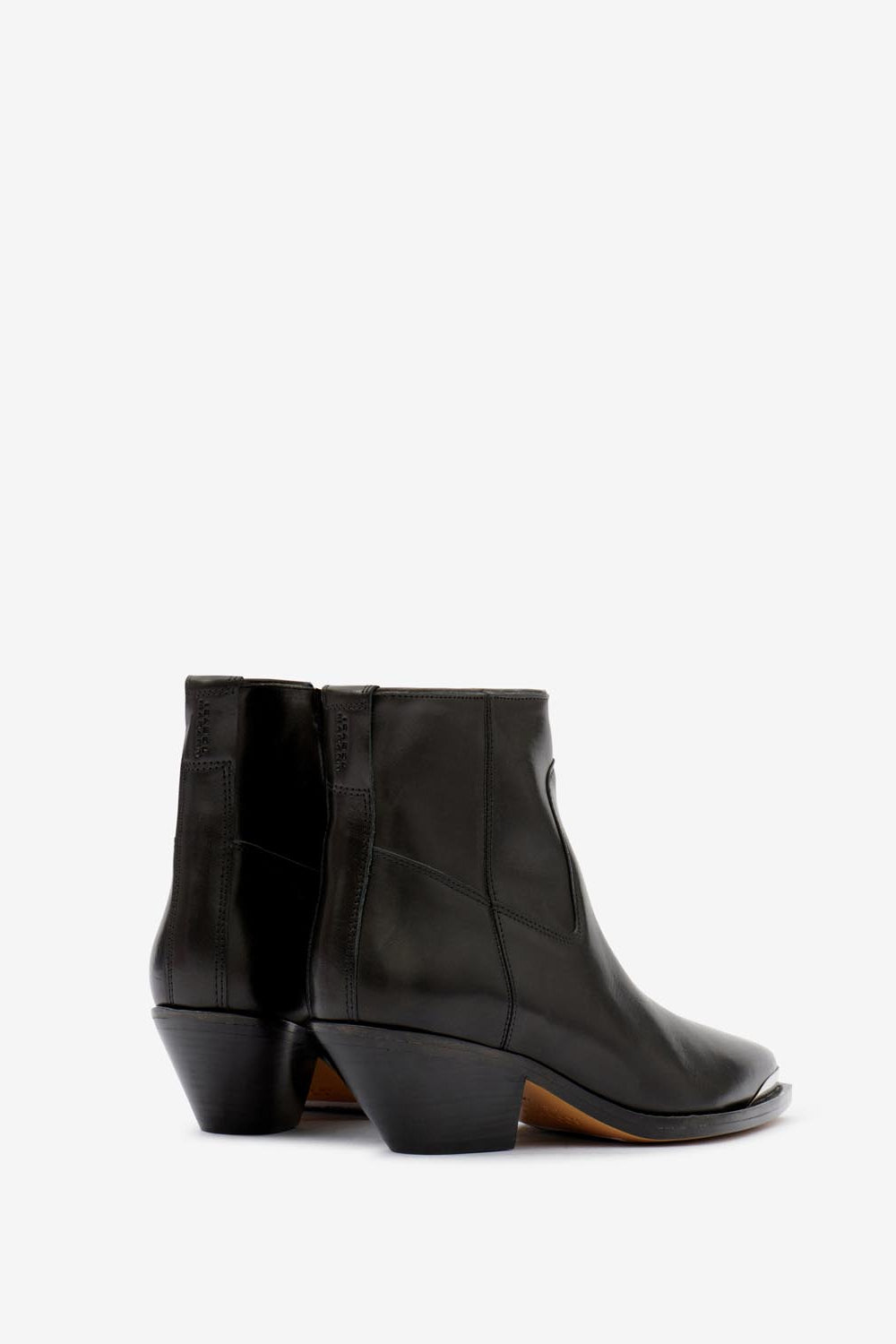 Boots en cuir adnae - Noir - Woman - 3