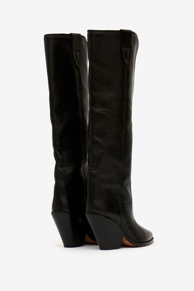 Bottes en cuir  lomero - Noir - Woman - 3