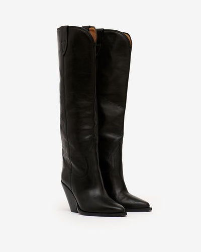 Bottes en cuir  lomero - Noir - Woman - 5