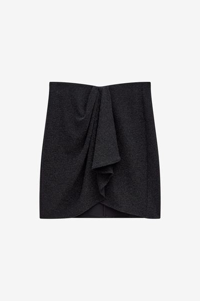 Bergen short sequin skirt - Nero - Woman - 2