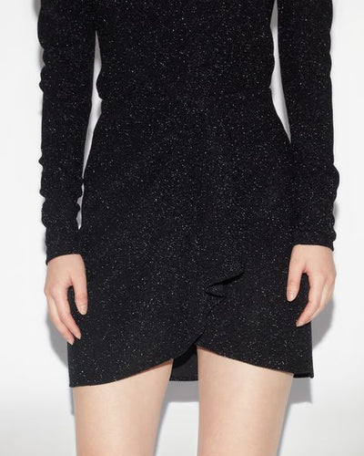 Bergen short sequin skirt - Nero - Woman - 6