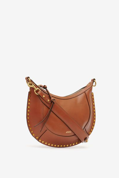Sac en cuir à clous naoko - Cognac - Woman - 9