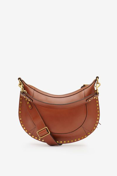 Sac en cuir à clous naoko - Cognac - Woman - 5
