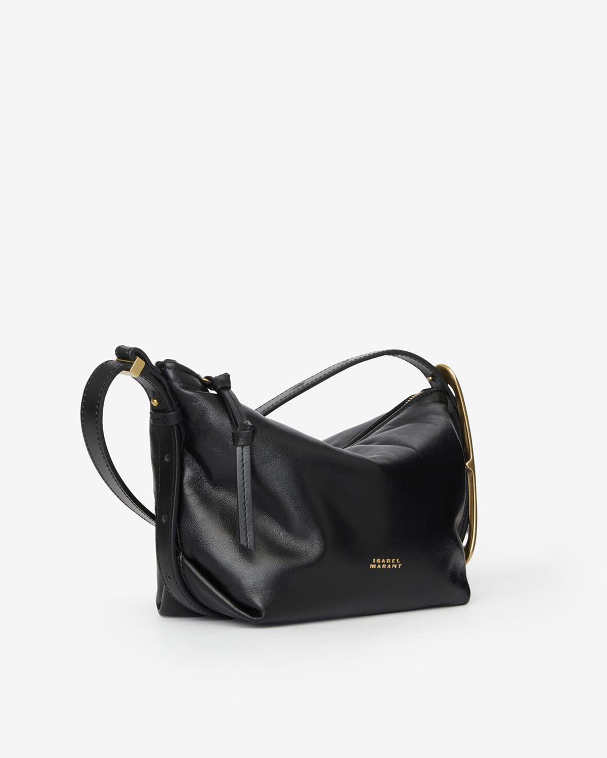 Leyden mini bag in lambskin leather - Black - Woman - 5