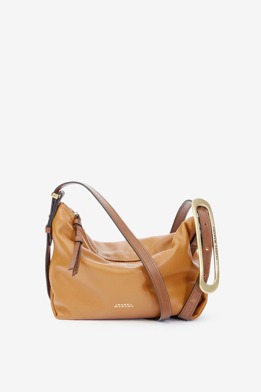 Leyden mini bag in lambskin leather - Cognac - Woman - 1