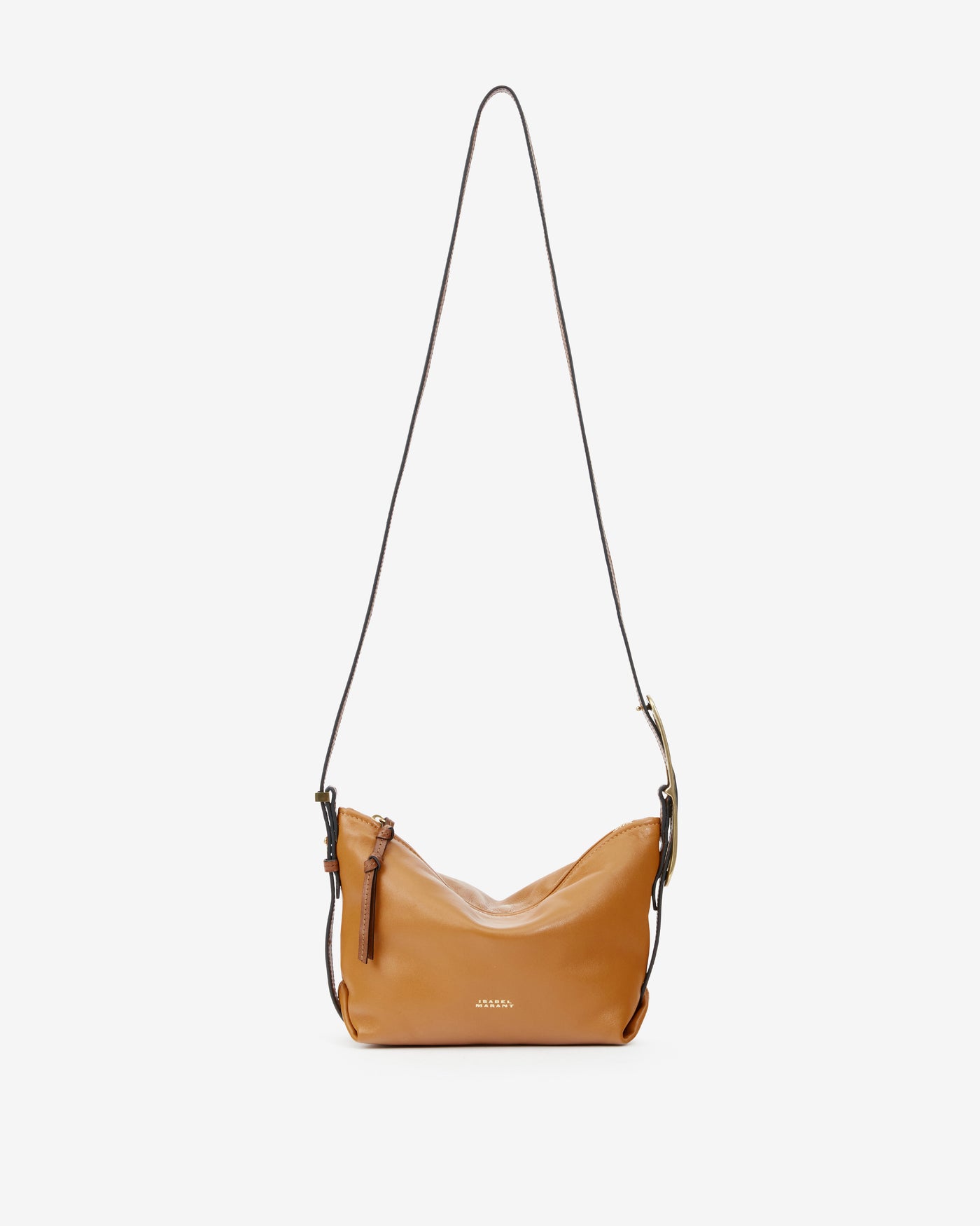 Leyden mini bag in lambskin leather - Cognac - Woman - 6