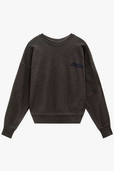 Sweatshirt shad mit logo - Schwarz gewaschen - Woman - 3